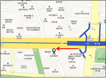 오시는길